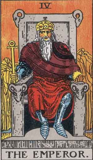 IV The Emperor Tarot Card